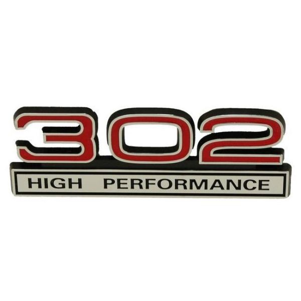 Kotflügelemblem '302 High Performance'