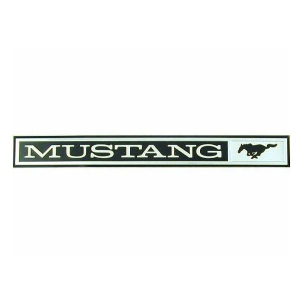 "Mustang" Emblem Armaturenbrettverkleidung, Bj.1969