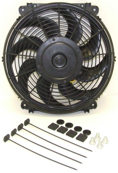 16" Lüfter elektrisch 12V E-Lüfter universal 15 3/4" - 16 3/4"