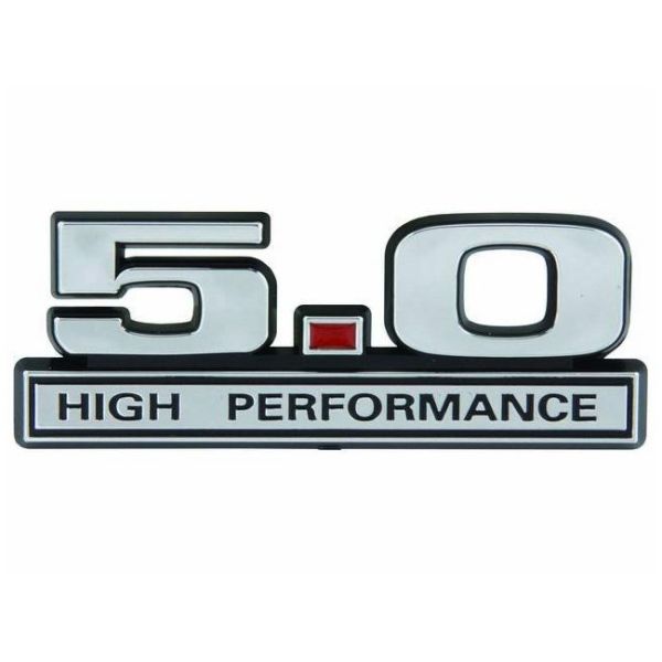 Kotflügelemblem '5,0 High Performance'